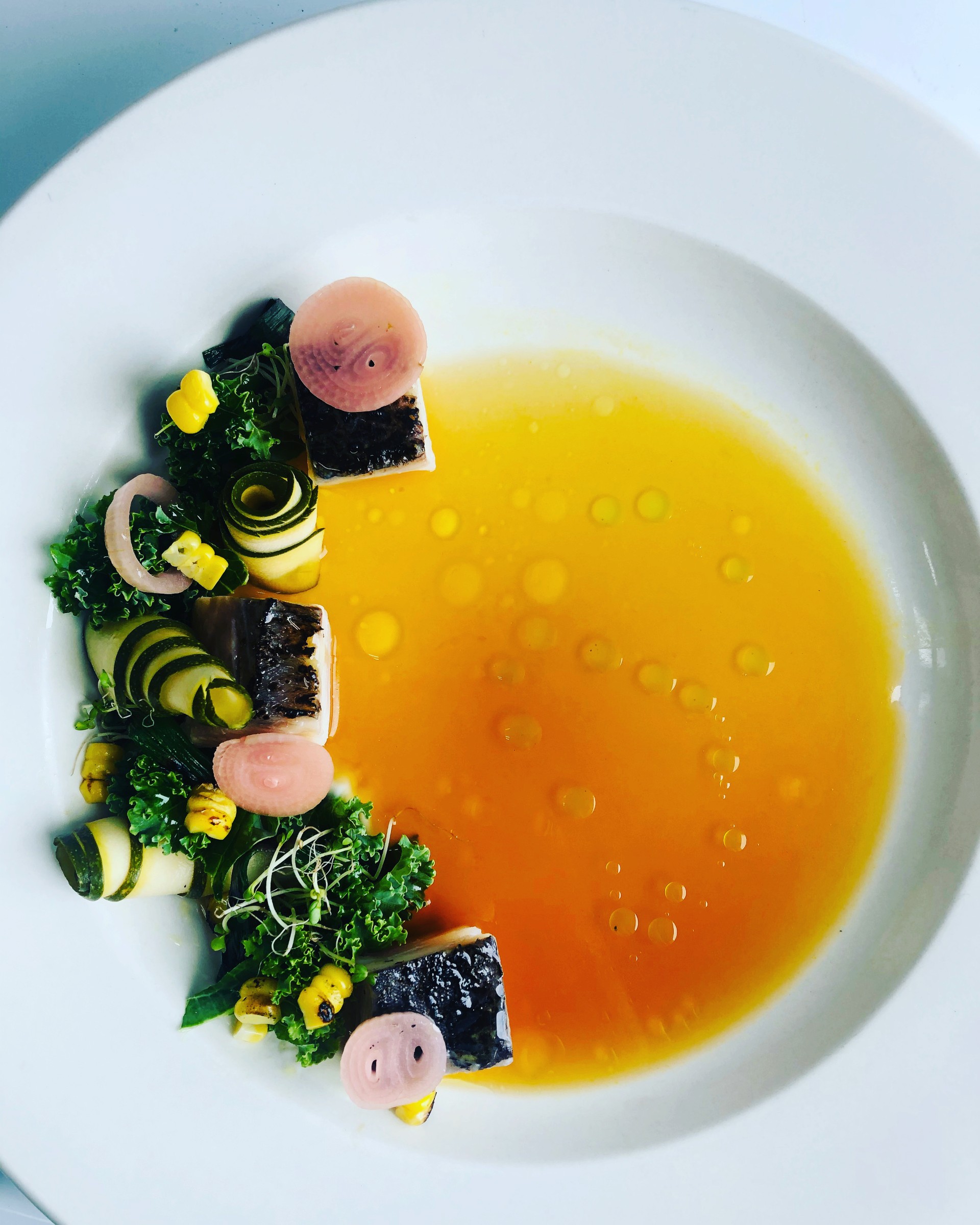 Chef Andrea Bolis cuisine