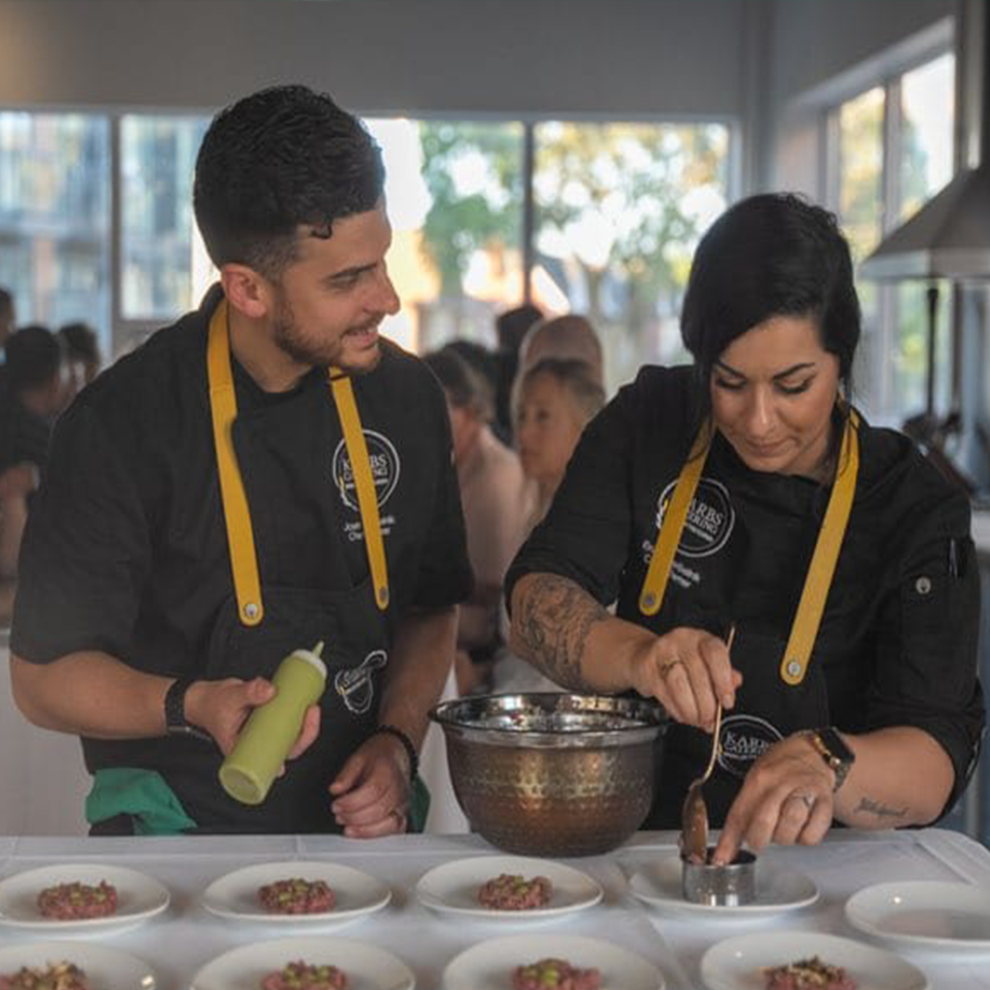 Chef Erica and Josh Karbelnik portrait